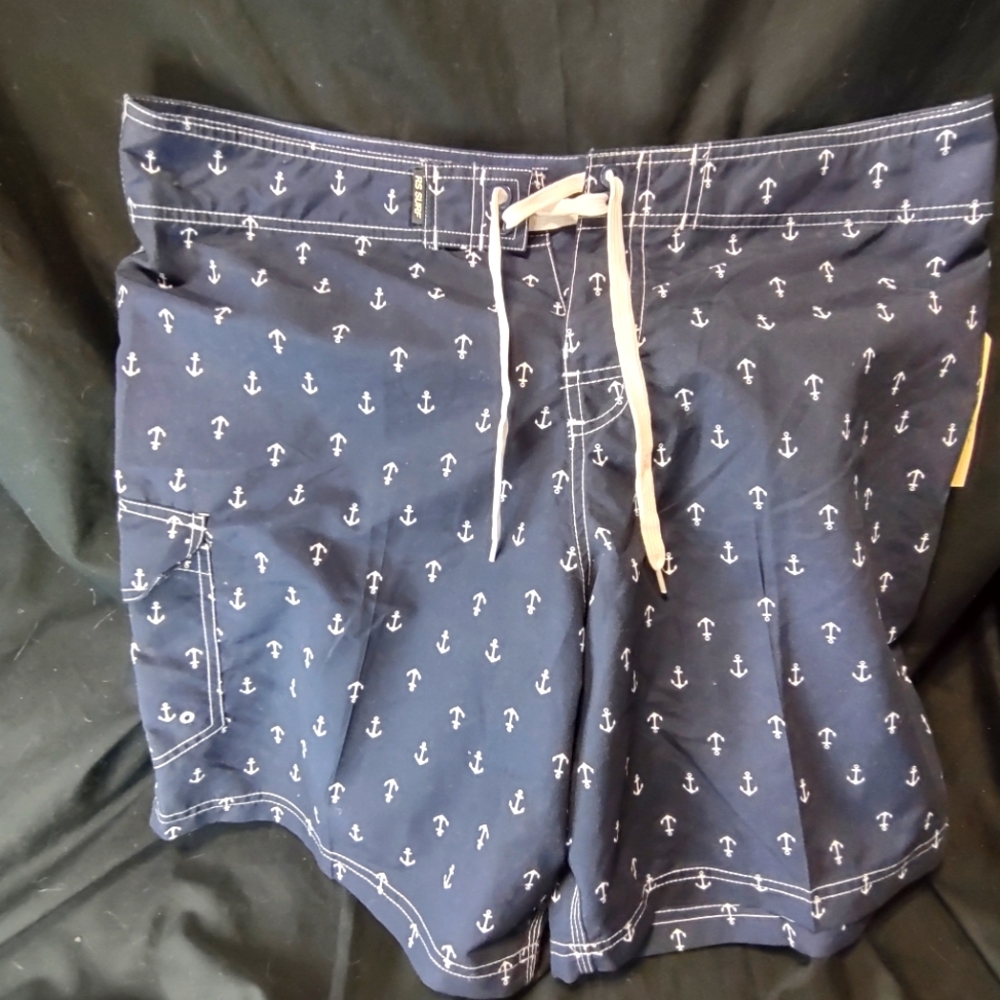 NWT RS Surf Men's Board Shorts Blue Size 40
